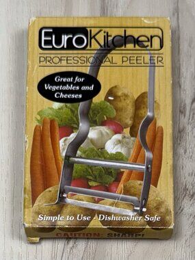 EUROKITCHEN Euro Kitchen Professional Handheld Cheese Vegetable PEELER 8711 NIB